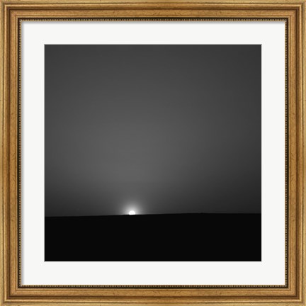 Framed Sunrise on Mars Print