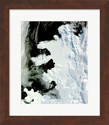 Framed Wilkins Sound, Antarctica Print