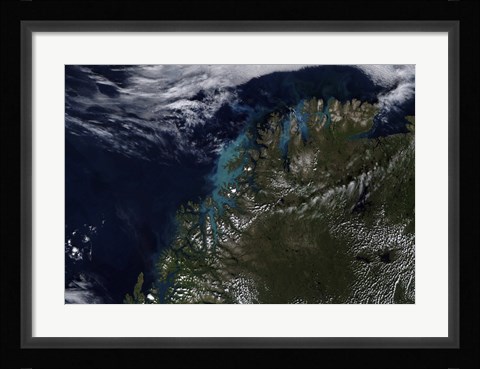 Framed Norwegian Sea Print