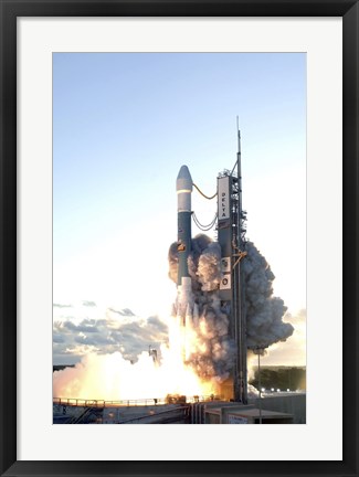 Framed Delta II Rocket Lifts off from its Launch Pad Print