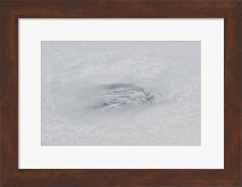 Framed Eye of Hurricane BIll Print