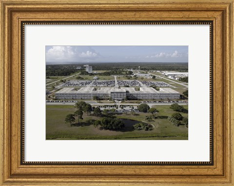 Framed Aerial view of Kennedy Space Center Print