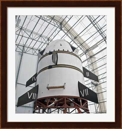 Framed Max Launch Abort System vehicle Print