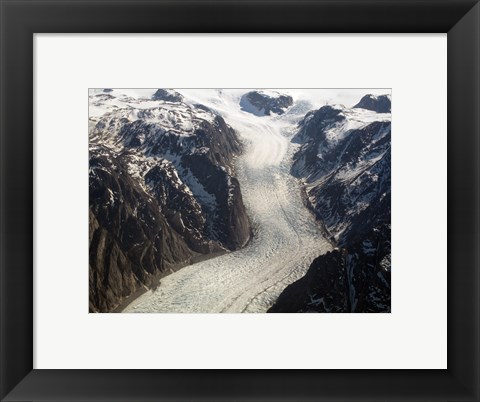Framed Sondrestrom Glacier in Greenland Print