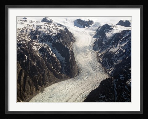 Framed Sondrestrom Glacier in Greenland Print