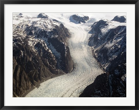 Framed Sondrestrom Glacier in Greenland Print