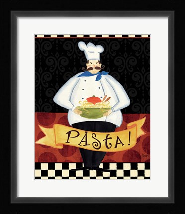 Framed Bon Appetit I Print