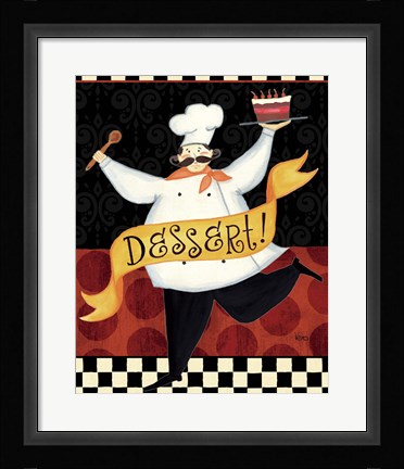 Framed Bon Appetit II Print