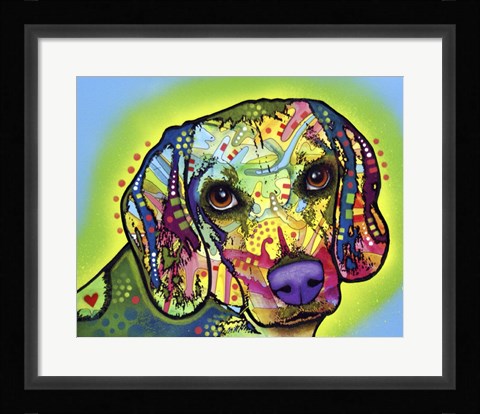 Framed Beagle Print