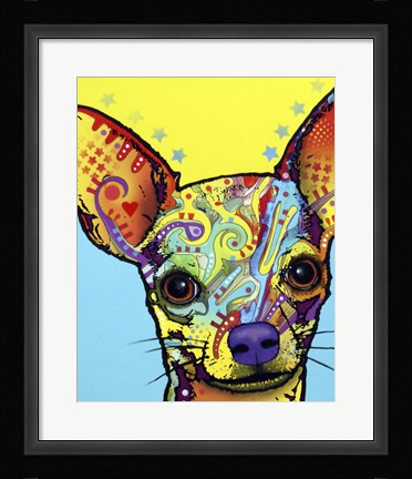 Framed Chihuahua I Print