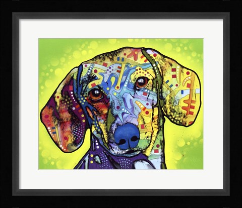 Framed Dachshund Print