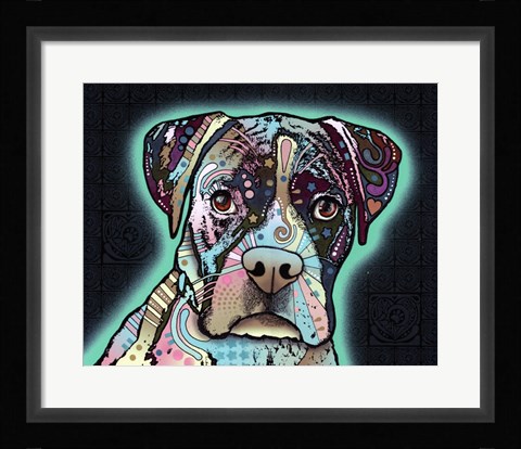 Framed Love Thy Boxer Print