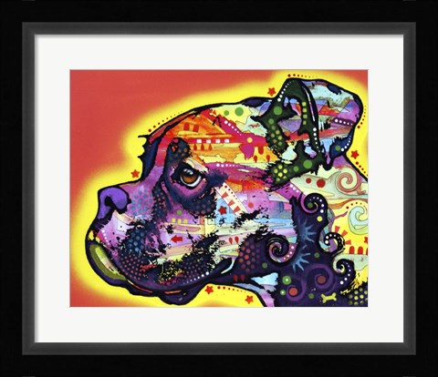 Framed Profile Boxer 1 Print