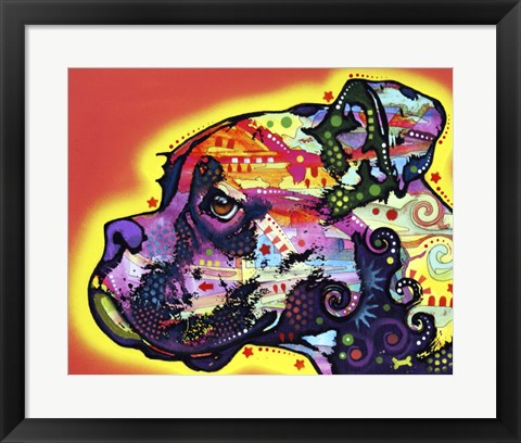 Framed Profile Boxer 1 Print