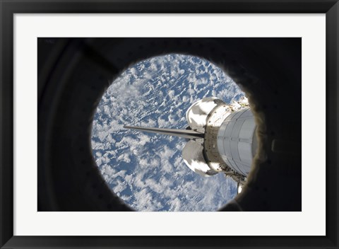 Framed Space Shuttle Endeavour&#39;s Cargo Bay Print