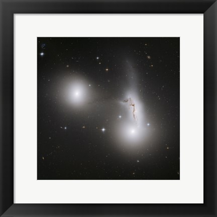 Framed Cluster of Interacting Galaxies Print