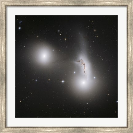 Framed Cluster of Interacting Galaxies Print