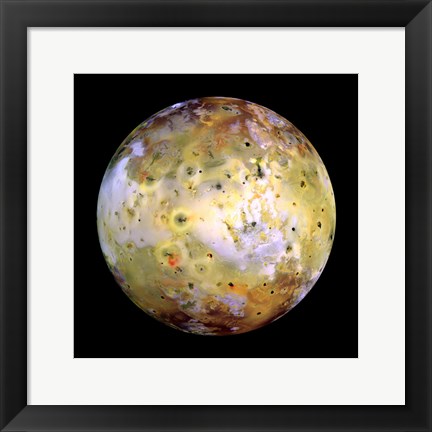Framed Jupiter&#39;s Moon Lo II Print