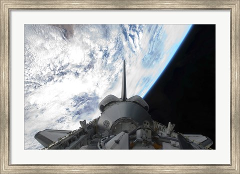 Framed Space Shuttle Endeavour&#39;s Payload Bay Print