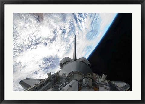 Framed Space Shuttle Endeavour&#39;s Payload Bay Print