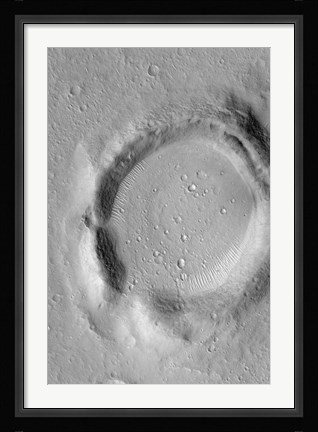 Framed Ascraeus Mons Pits Print