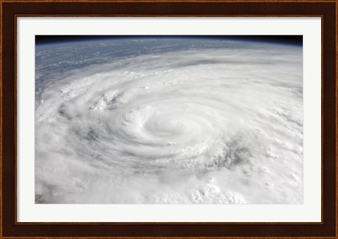 Framed Hurricane Ike Print