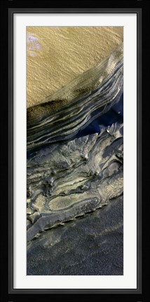Framed Layers Exposed at Polar Canyon Print
