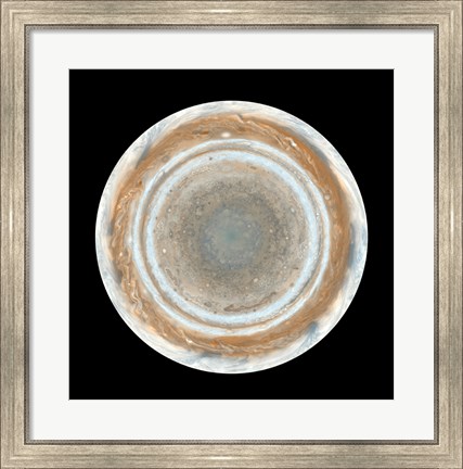 Framed Colors of Jupiter Print