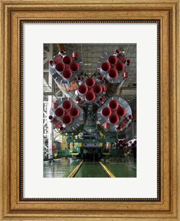 Framed Boosters of the Soyuz TMA-14 Spacecraft Print