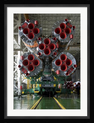 Framed Boosters of the Soyuz TMA-14 Spacecraft Print