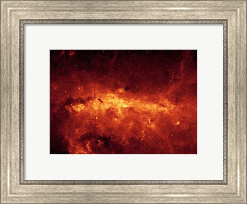 Framed Milky Way Center Aglow with Dust Print
