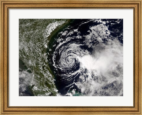 Framed Tropical Storm Edouard Print