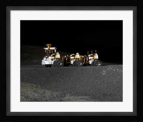 Framed NASA's New Lunar Truck Prototype Print