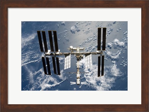 Framed International Space Station 4 Print