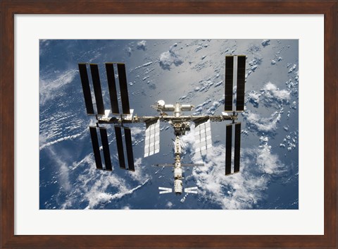 Framed International Space Station 4 Print