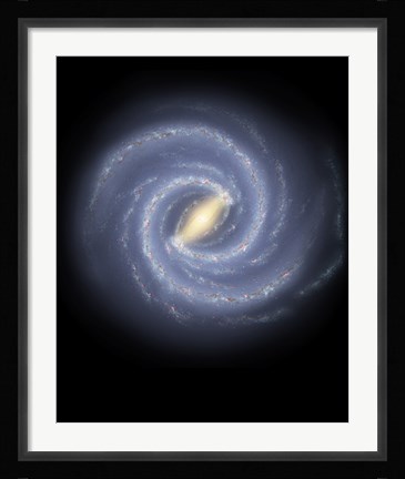 Framed Milky Way Galaxy Print