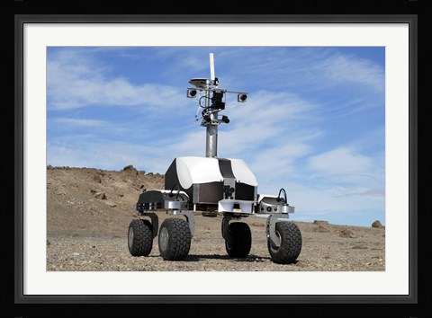 Framed K-10 Rover Black Print