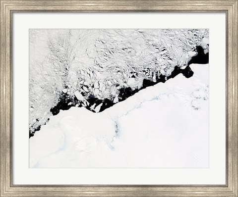 Framed East Antarctica&#39;s Prince Olav Coast Print