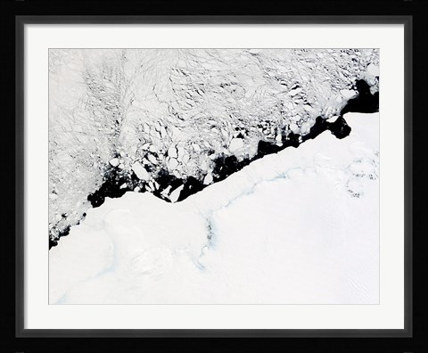 Framed East Antarctica's Prince Olav Coast Print
