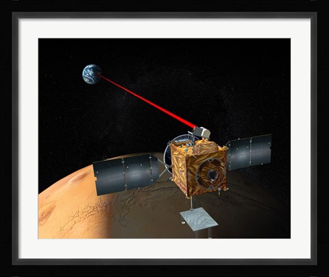 Framed Mars Telecommunications Orbiter Print