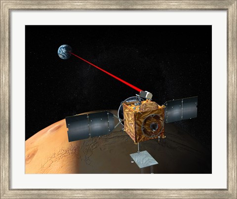 Framed Mars Telecommunications Orbiter Print