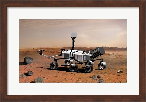 Framed Mars Science Laboratory Print