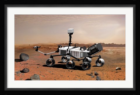 Framed Mars Science Laboratory Print