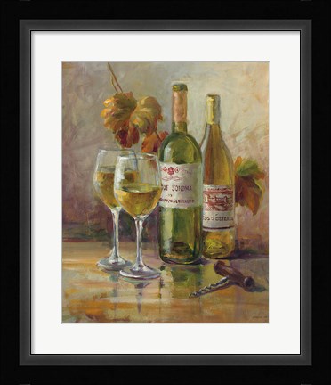 Framed Opening the Wine II Print