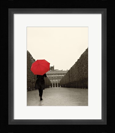 Framed Paris Stroll I Feet Print