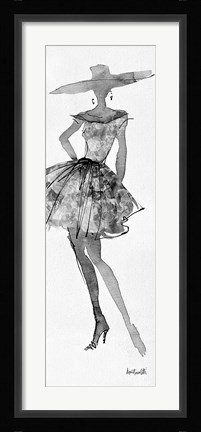 Framed Fashion Sketchbook V Print