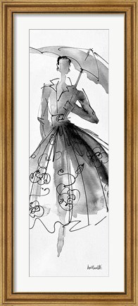 Framed Fashion Sketchbook VI Print