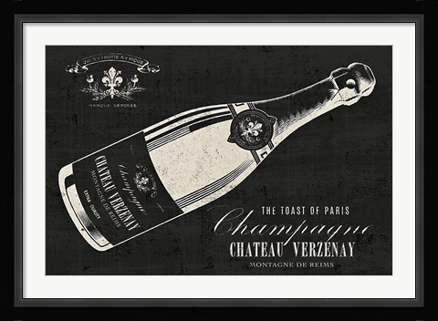 Framed Toast of Paris Print