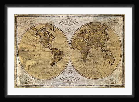 Framed Worldwide I Print