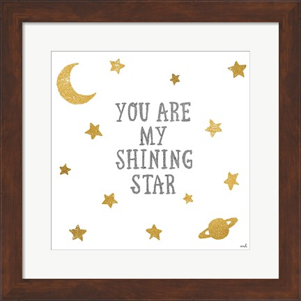 Framed Shining Star Print